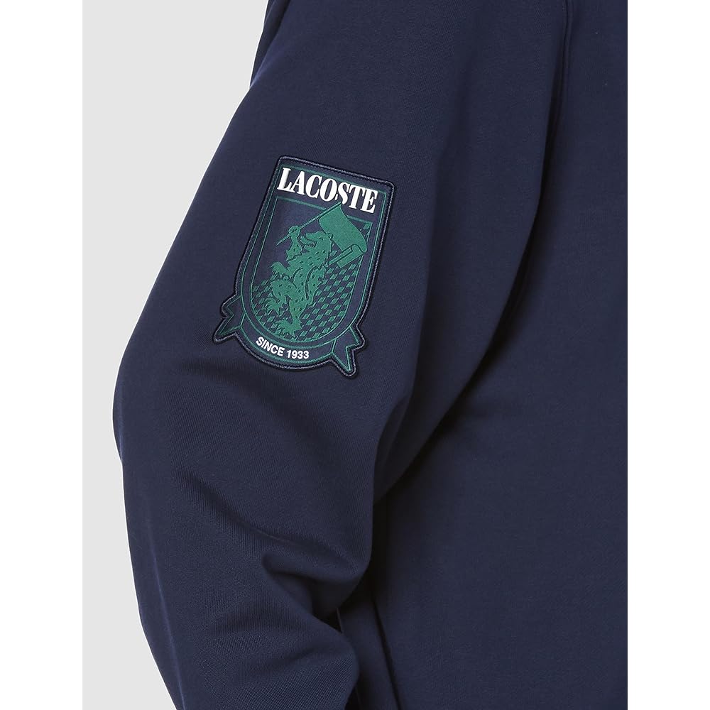 [Lacoste] Sweatshirt Heritage Patch Crew Neck Sweatshirt [Official] Men's