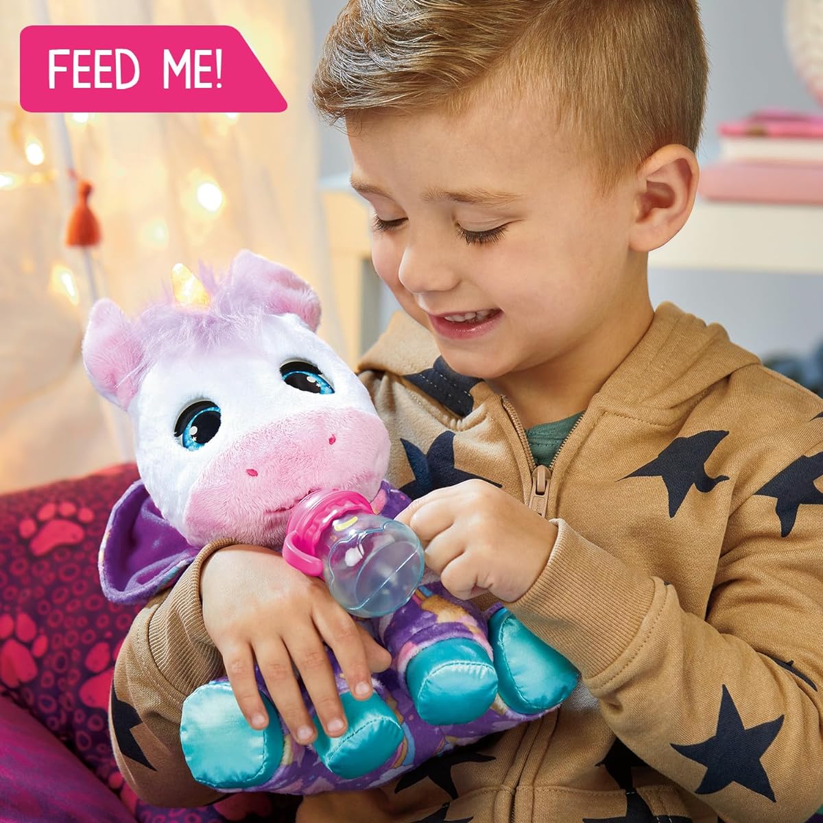 Just Play furReal Sweet Jamicorn Unicorn Interactive Toy with Lights and 30+ Sounds Toys for Kids Ages 4 and Up