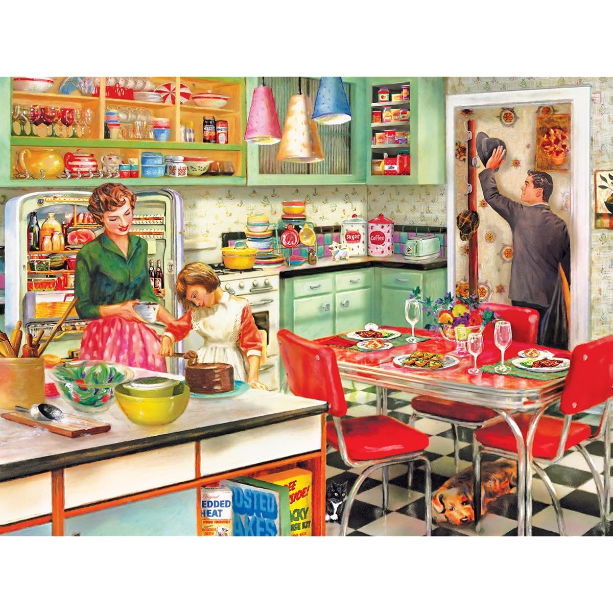 Cra-Z-Art - RoseArt - Puzzle Collector - Baking with Mom - 500 Piece Jigsaw Puzzle