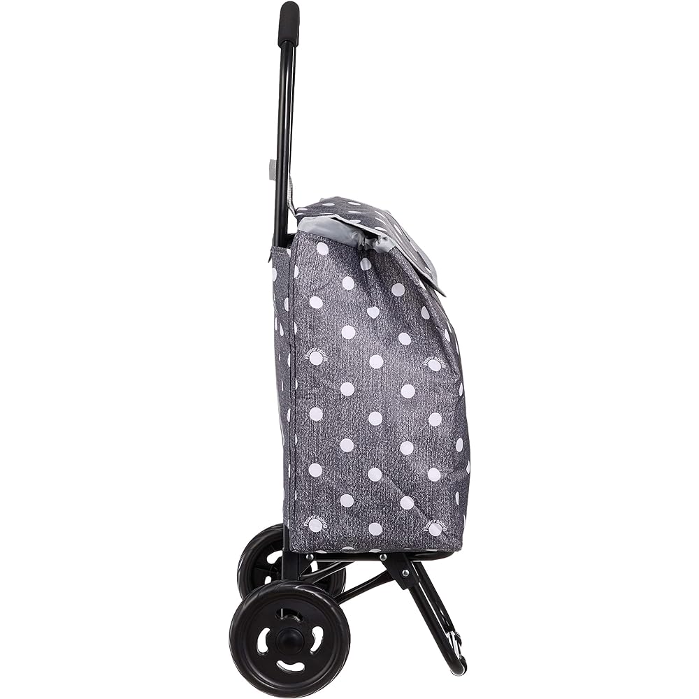 CHARMISS Shopping Cart Dot Gray 15-5008 Charcoal Gray