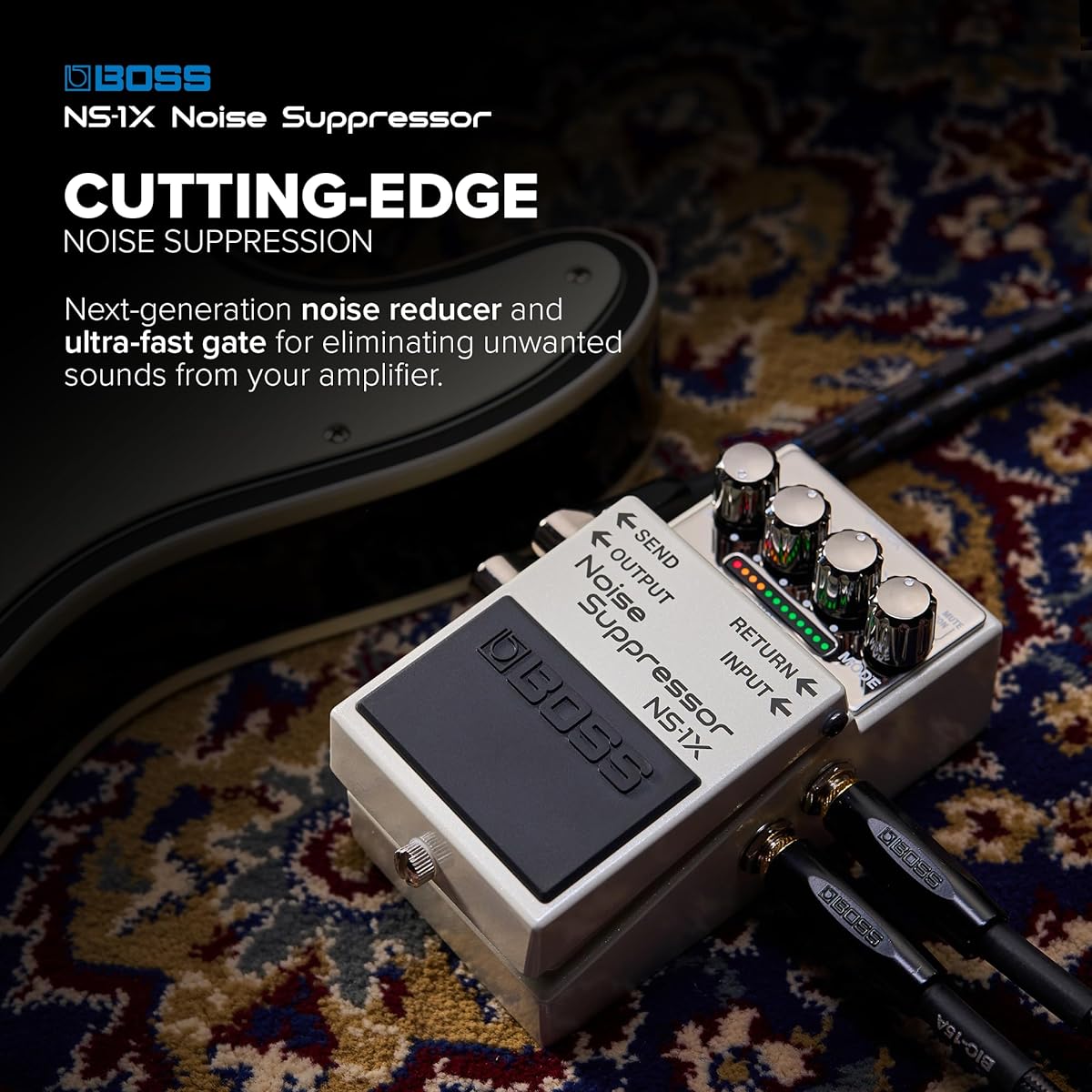 BOSS/NS-1X Noise Suppressor BOSS Noise Suppressor Noise Reduction NS1X