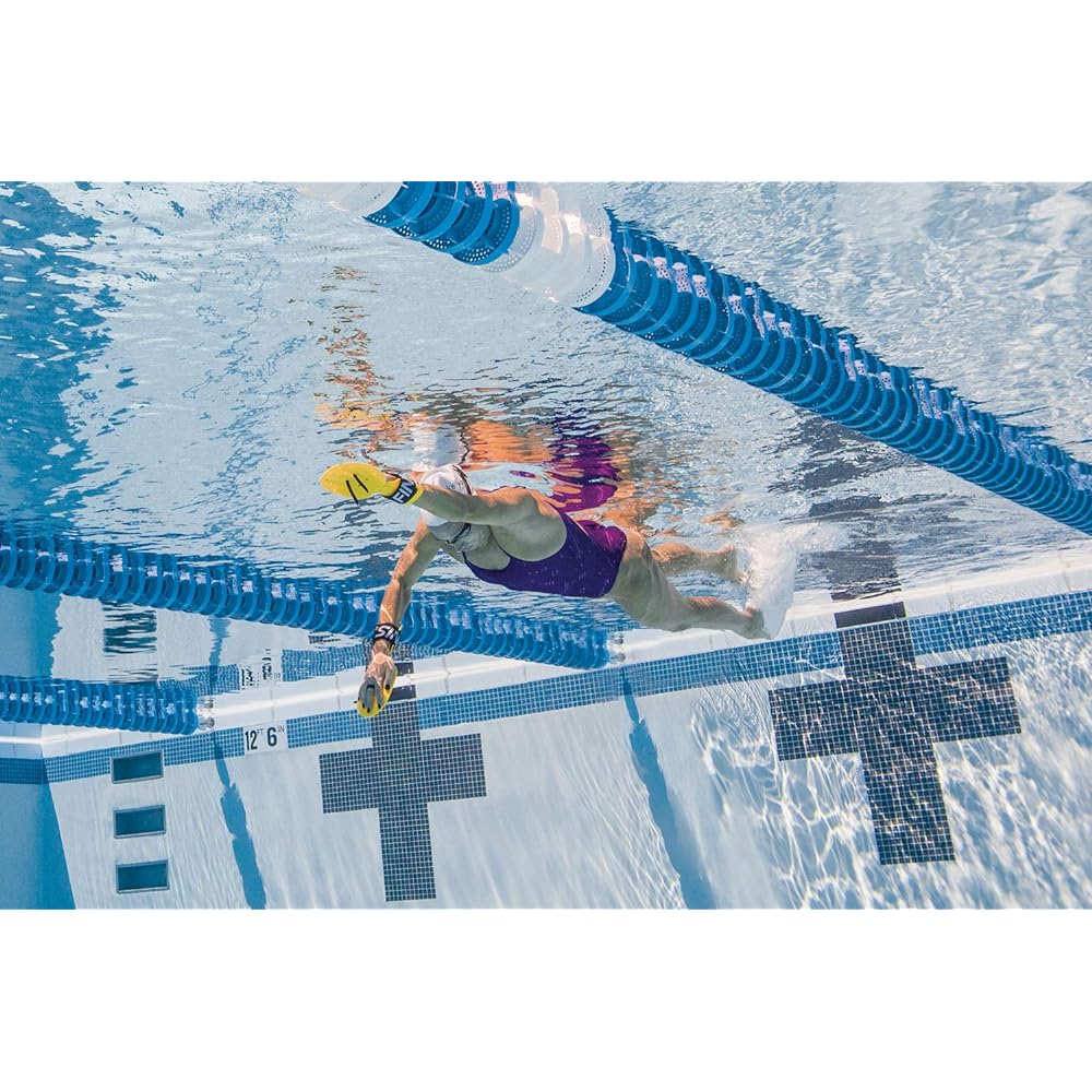 FINIS Swimming Practice Paddle Bolster Paddle [Genuine Japanese Product] 105026 Yellow