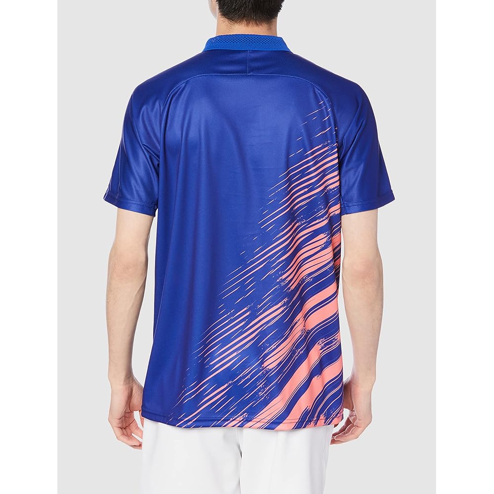 [Mizuno] Tennis Wear Game Shirt Sweat Absorbent Quick Drying Dynamotion Fit 62JA2003