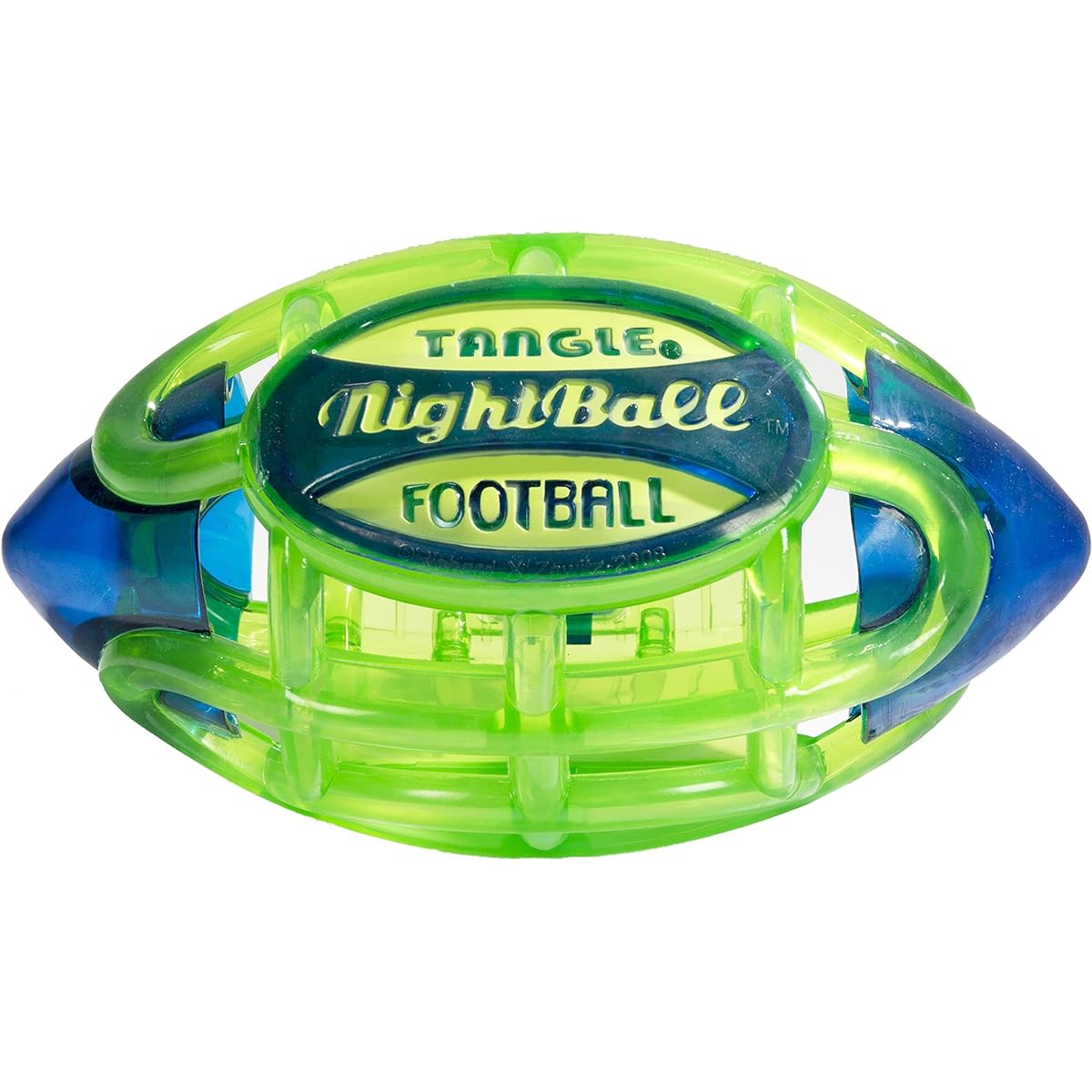 Tangle Night Ball Glow in the Dark Light Up LED Football Large L Green 79827