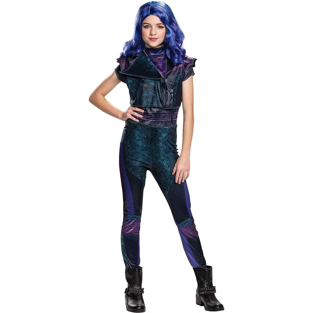 Disney Mal Descendants 3 Classic Girls Costume Purple