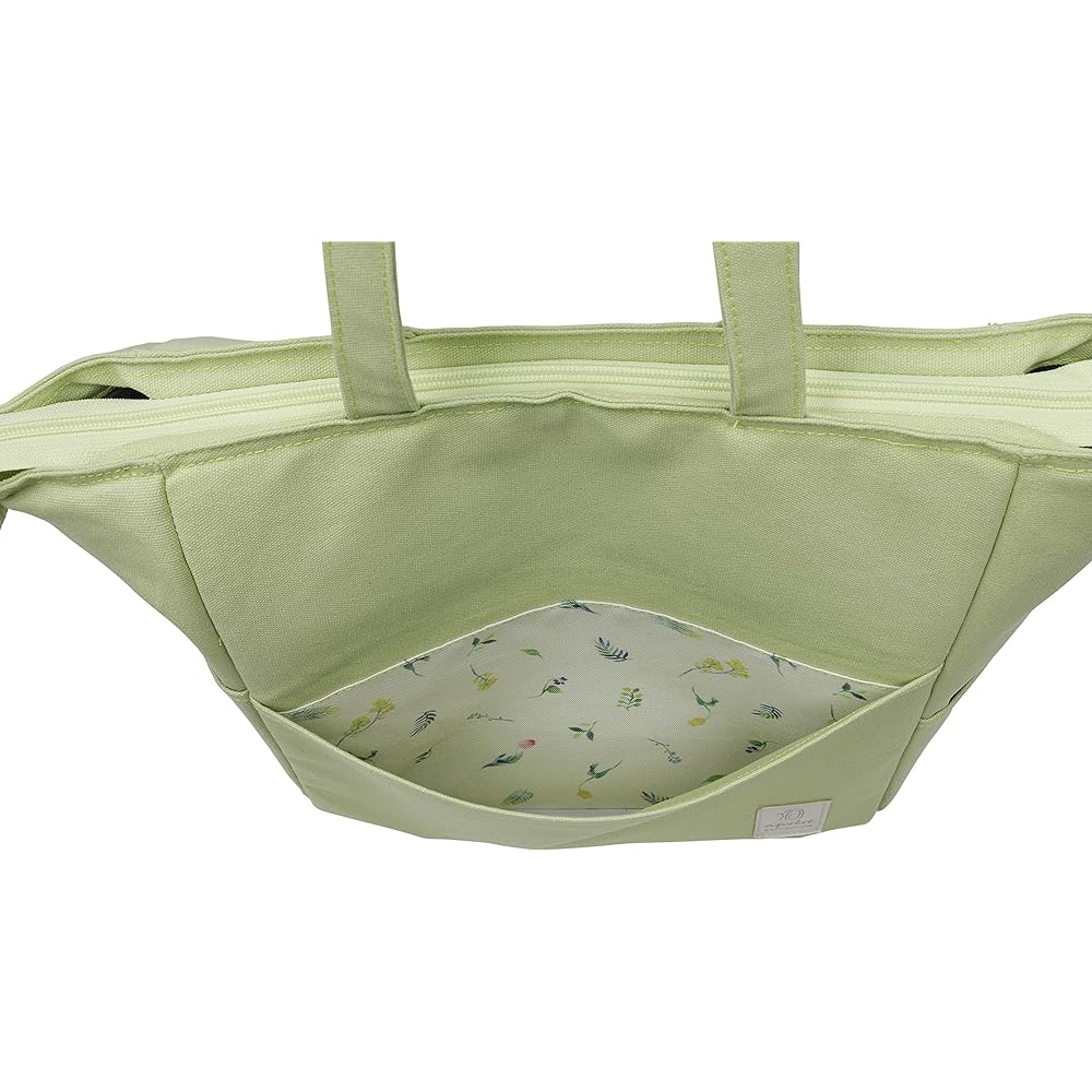 CAPTAIN STAG Cooler Bag Tote Cooler Bag [Glow/Light Green Bloom/Purple Gray] Aprile UT-510/UT-511
