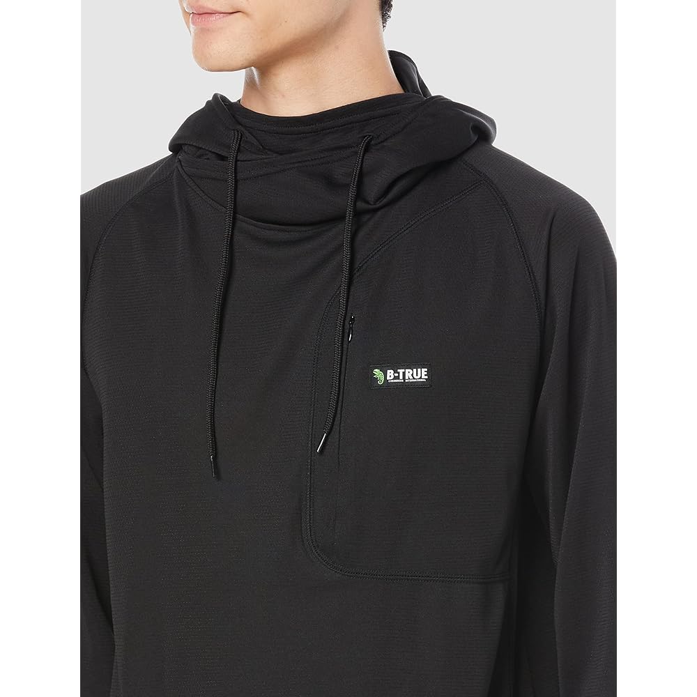 EVERGREEN B-TRUE Sunblock Hoodie LL Black