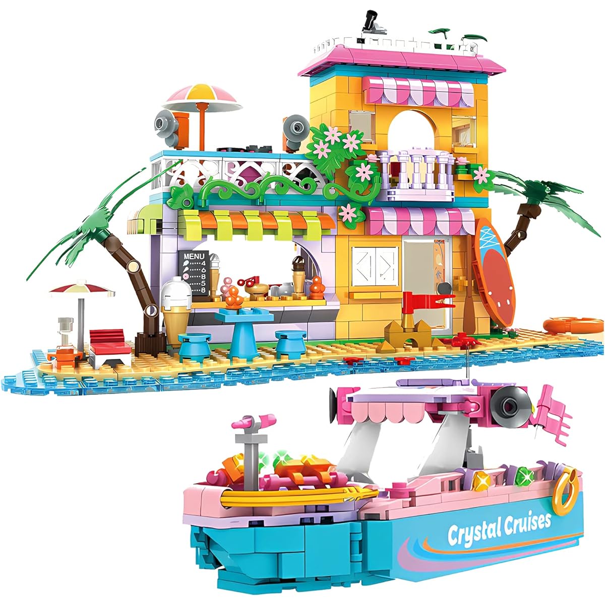 Swithun Sea House Ship Friend Building Blocks for Adults