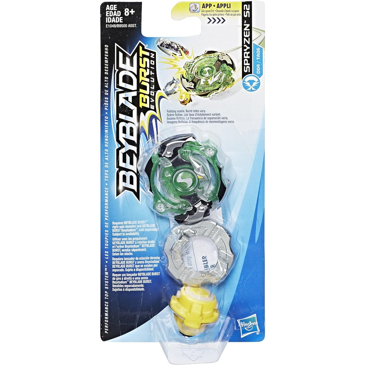 Beyblade Burst Evolution Single Top Pack Spryzen S2