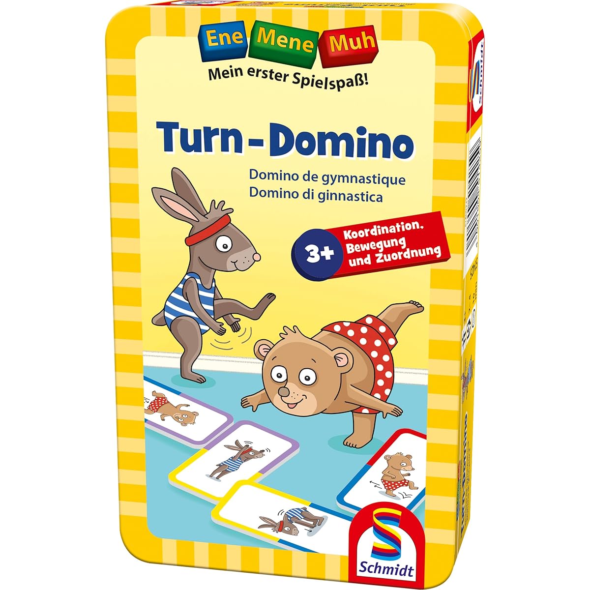 Eeny Meny Muh, gymnastics dominoes (children's game)