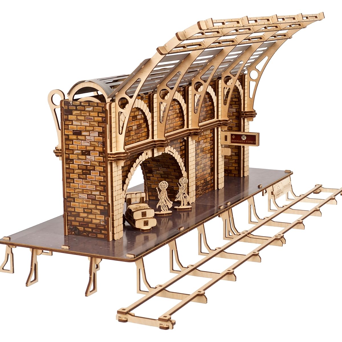 Ugears Harry Potter Platform 9 3/4 Wooden Puzzle No Glue Tools Required Adults 70230