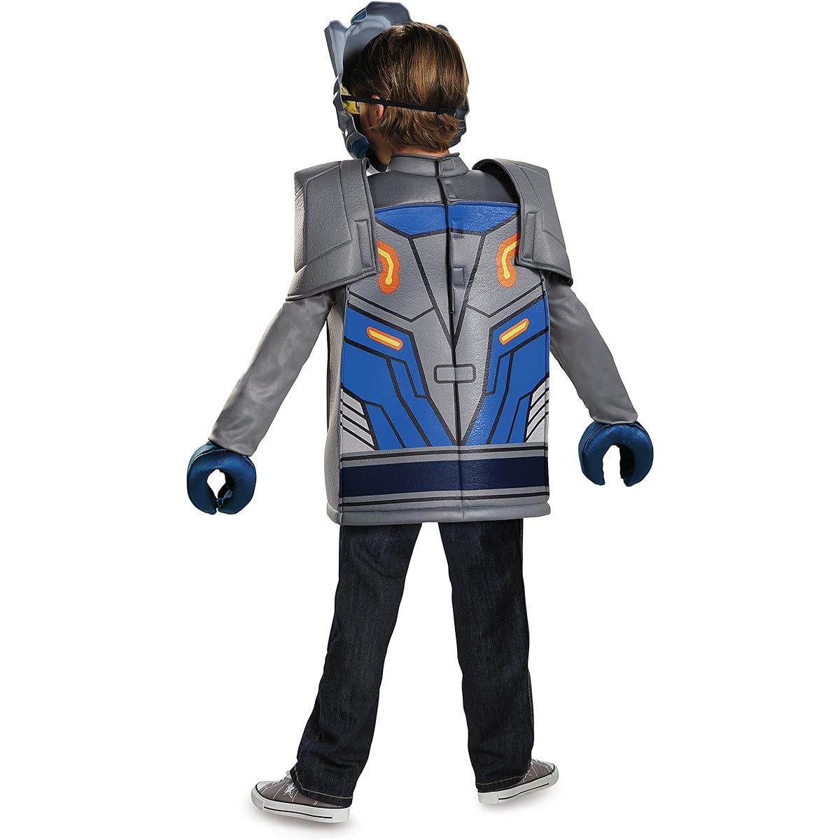 Disguise Clay Classic Lego Nexonites Costume Gray M (7-8)