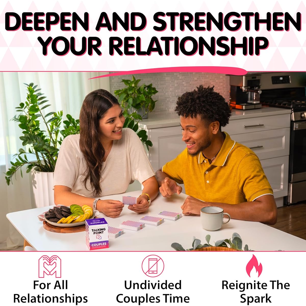 200 Couple Conversation Cards - Enjoy Better Relationships and Deeper Intimacy - Date Card Games for Adults - Fun Couple Games for Date Night Valentine's Card Games for Couples