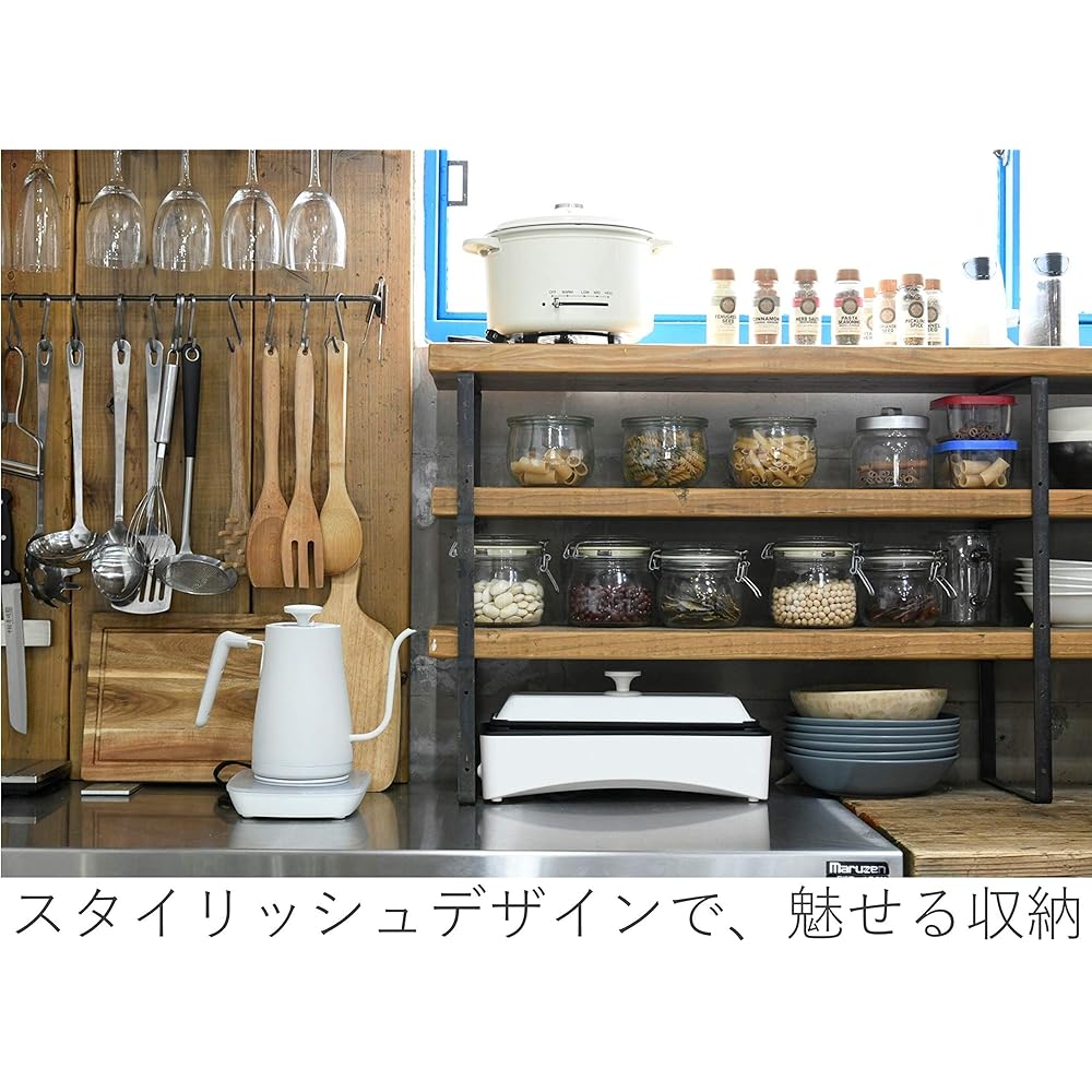 [Yamazen] Hot Plate 2WAY Slim with Takoyaki Plate YOF-W120(W)