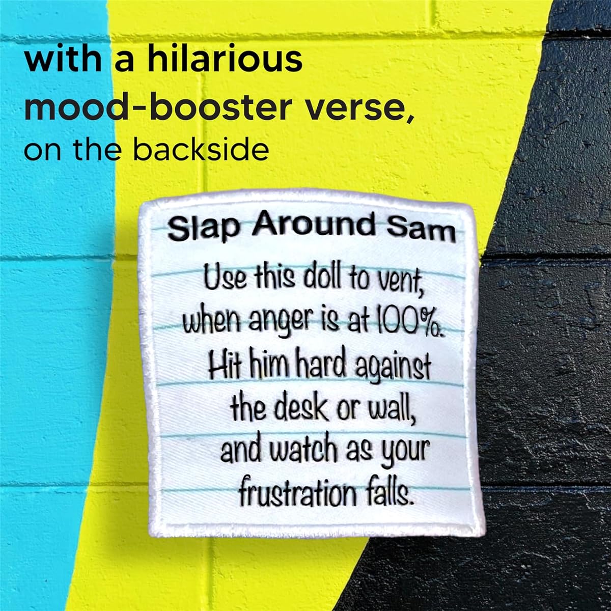 Slap Around Sam Doll Classic Random Color Stress Relief Birthday Friend Coworker Funny Gag Gift for Men Women Husband Wife Girlfriend Boyfriend (1 Doll)