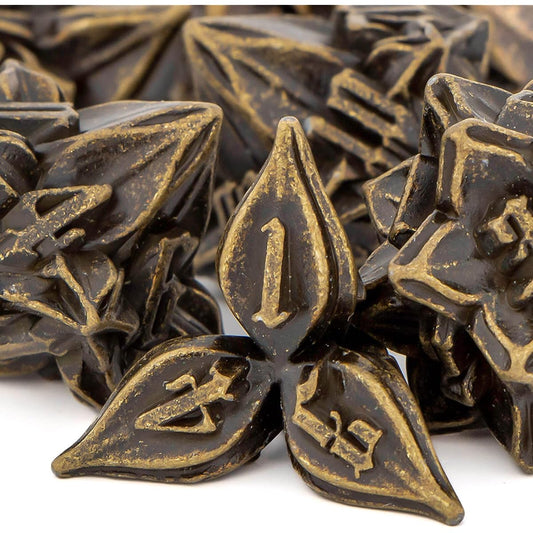 Metal Dice Set Roll D20 D12 D10 D8 D6 D4