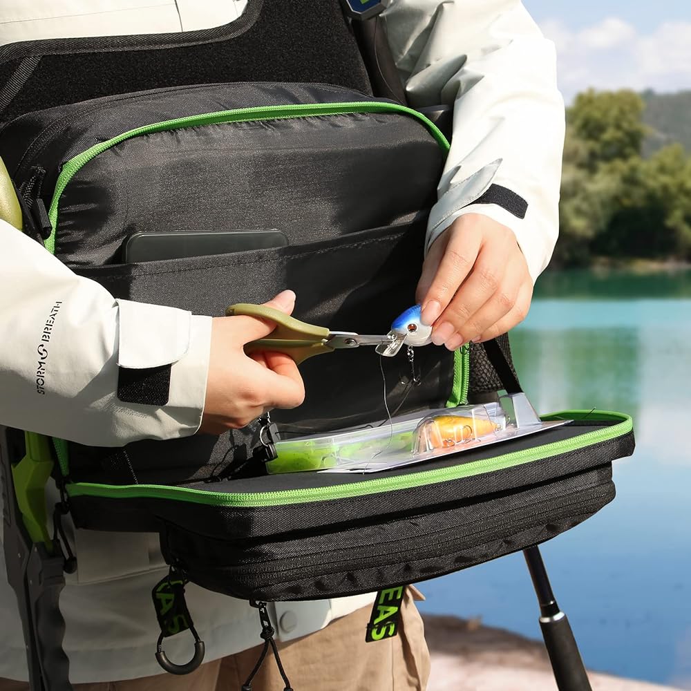 Booms Fishing IB1 Fishing Bag One Shoulder Bag Multifunctional Large Capacity Fishing Bag Size: 31cm x 23cm x 15cm