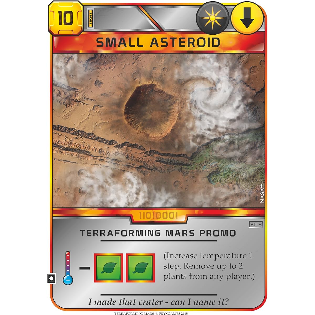 Terraforming Mars - 4 Pack Promotional Cards : Penguins, Self-Replicating, Small Asteroid, Snow Algae