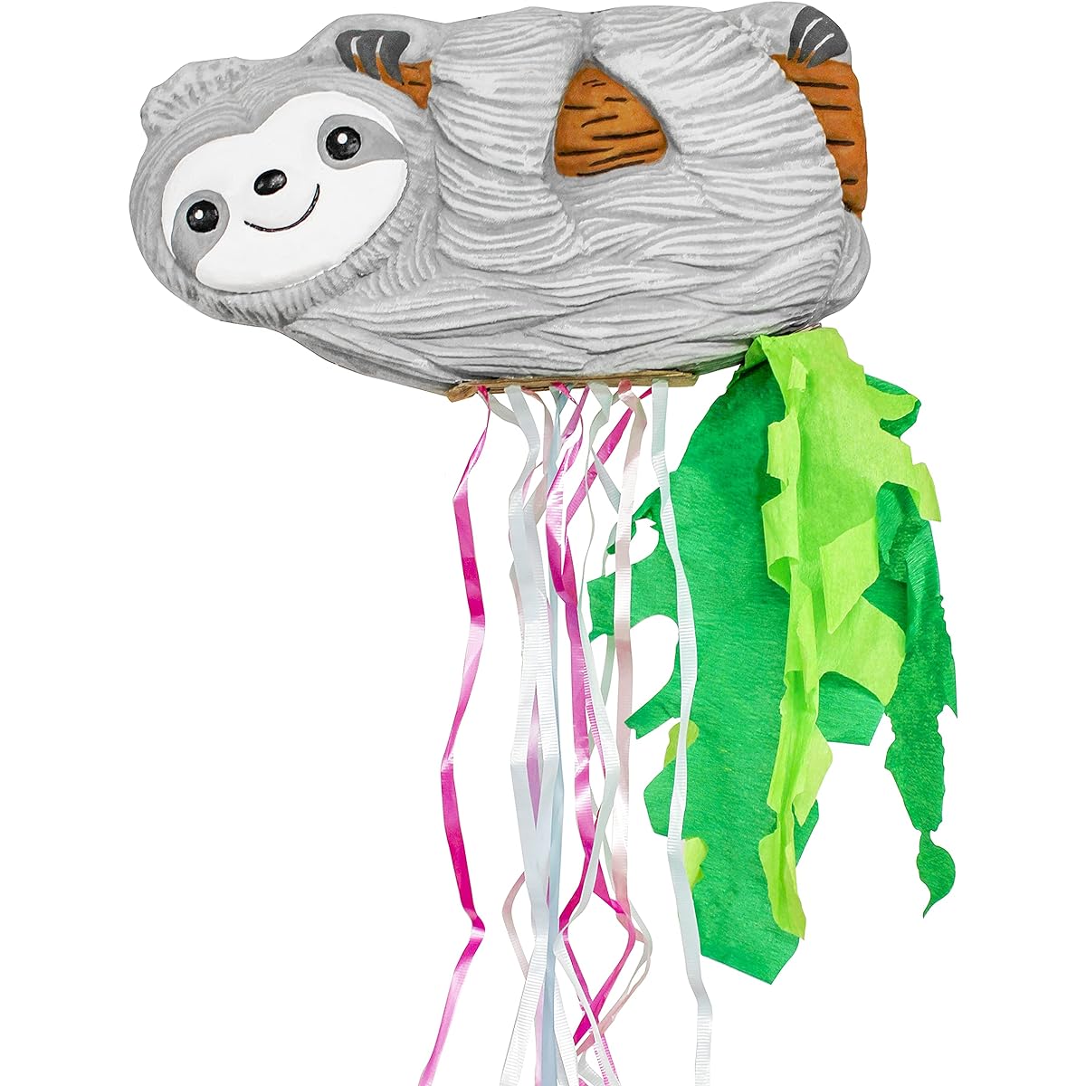 Sloth Pinata with Pull String Fun Birthday Game for Boys and Girls Great Sloth Party Decorations
