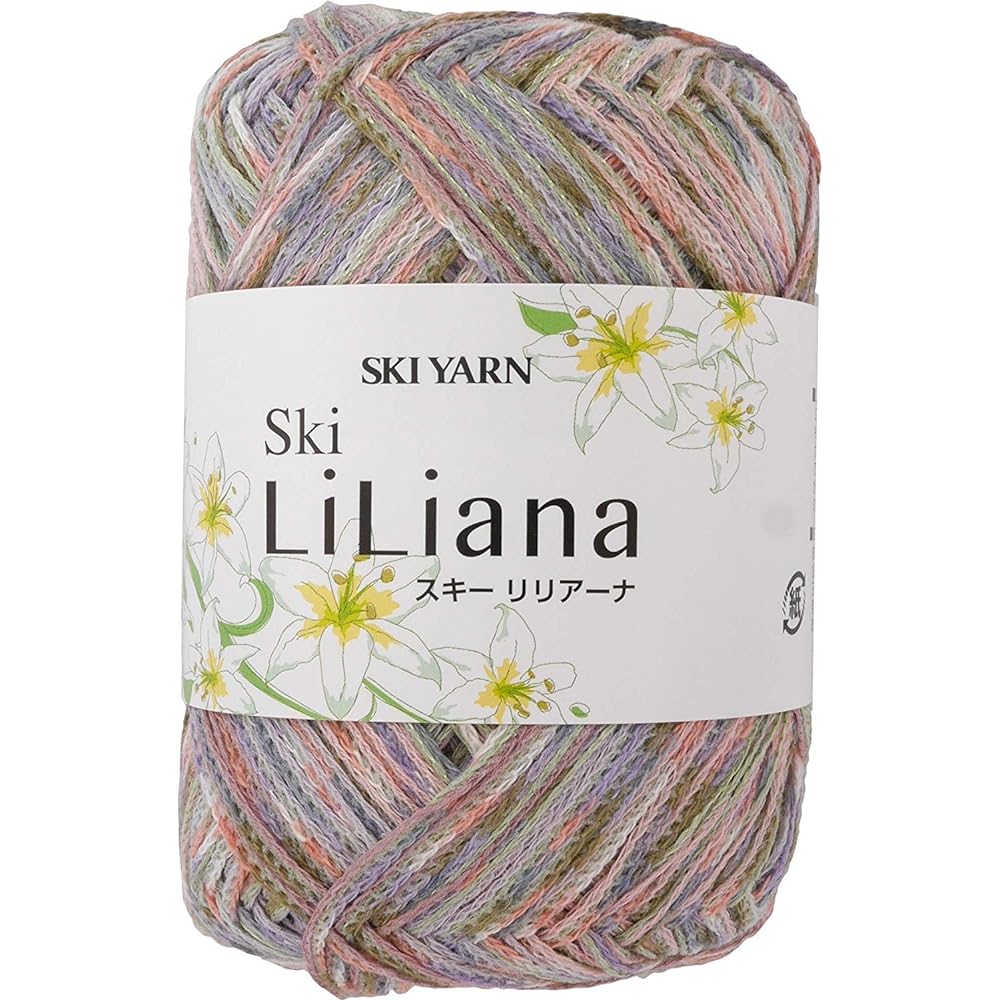 Motohiro Liliana Ski Wool Gota col.1512 Green 25g Approx. 95m 10-ball set