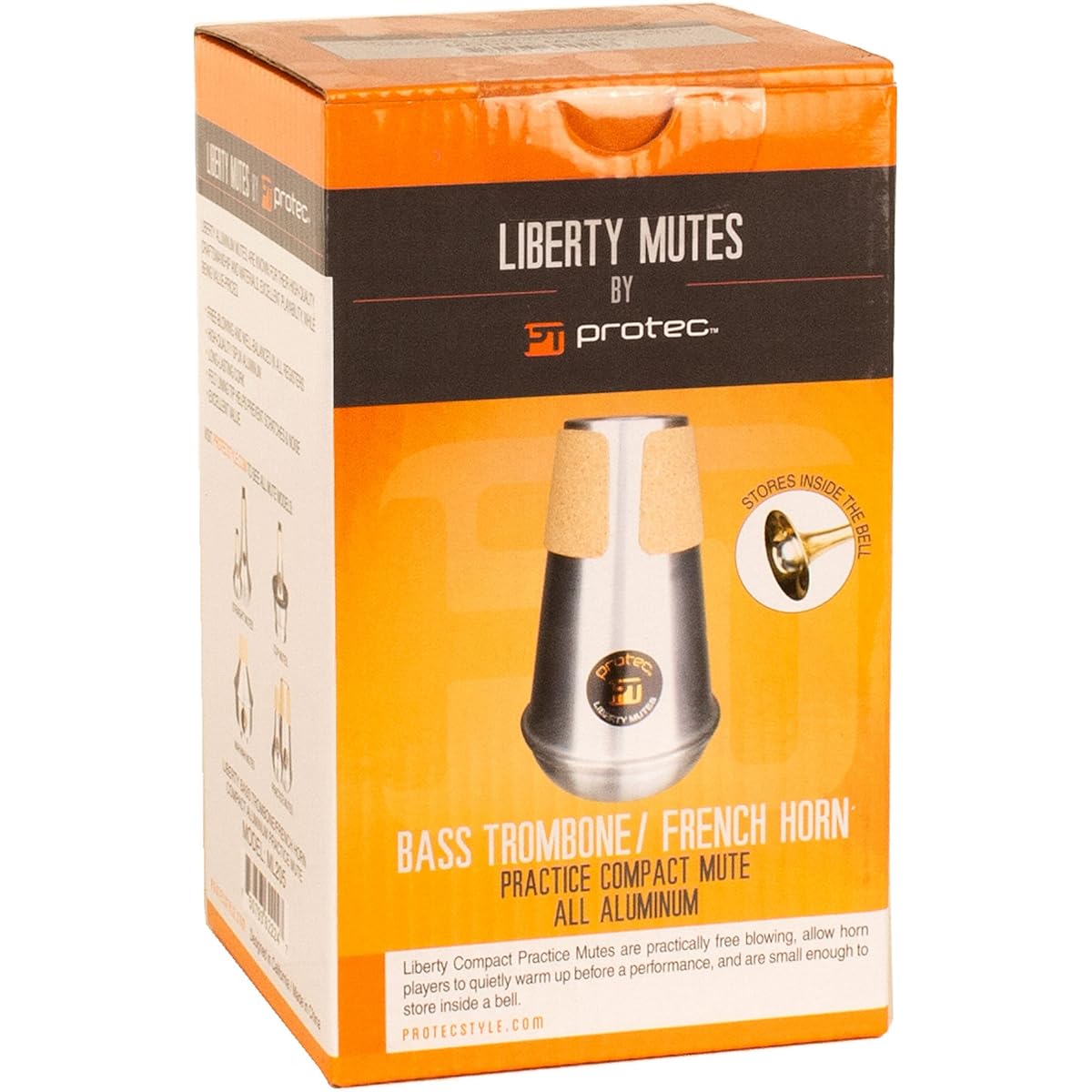 Protec ML205 Compact Aluminum Practice Mute for Bass Trombone [Parallel Import]