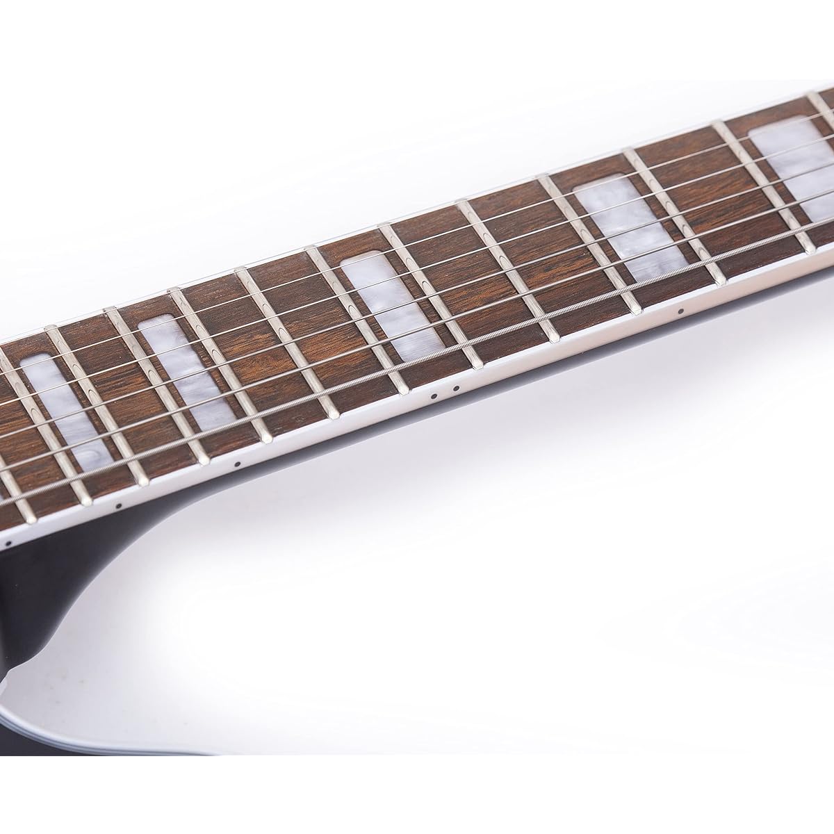 Grote Jazz Left-handed Electric Guitar Semi-Hollow Body (Black)