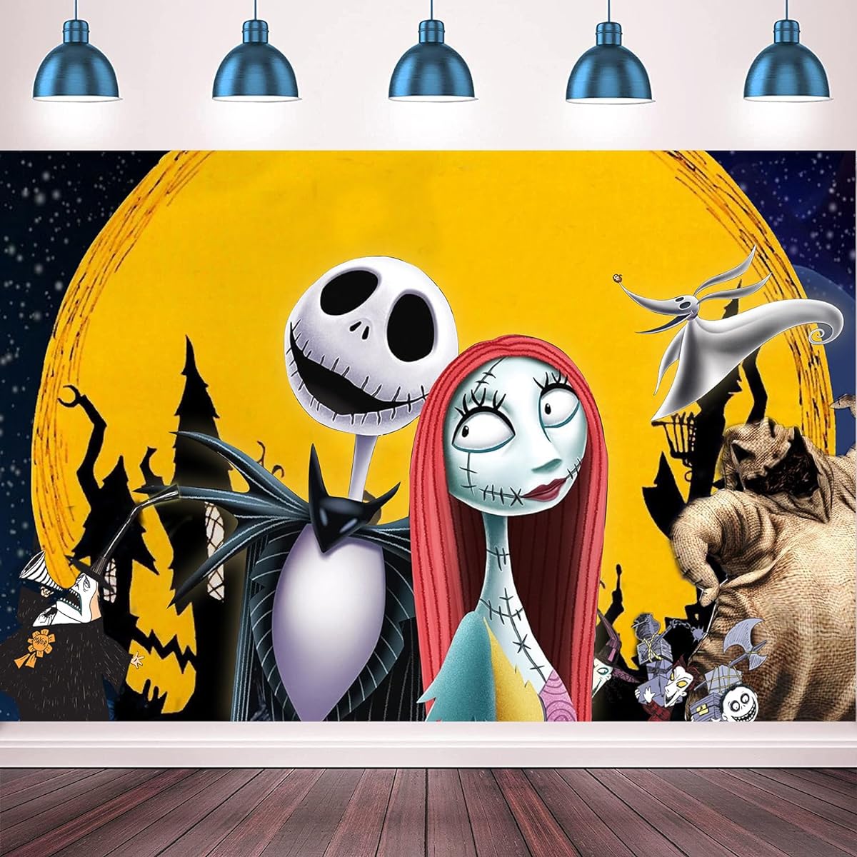 Halloween Party Background Banner 5x3ft Halloween Theme Party Backdrop Decoration Halloween Party Decoration