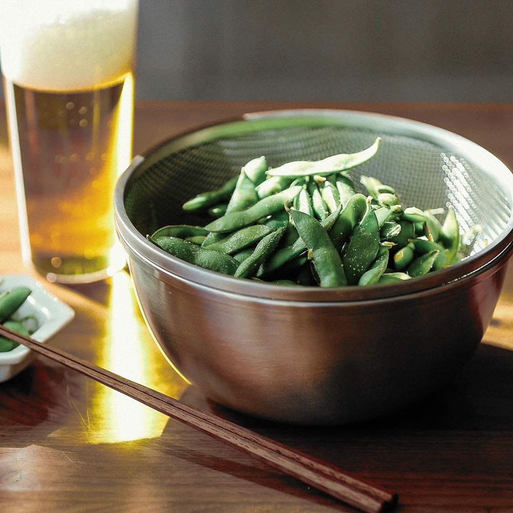 Wahei Freiz enzo made in Tsubame Sanjo stainless steel colander bowl 4 piece set made in Japan TMG-0412