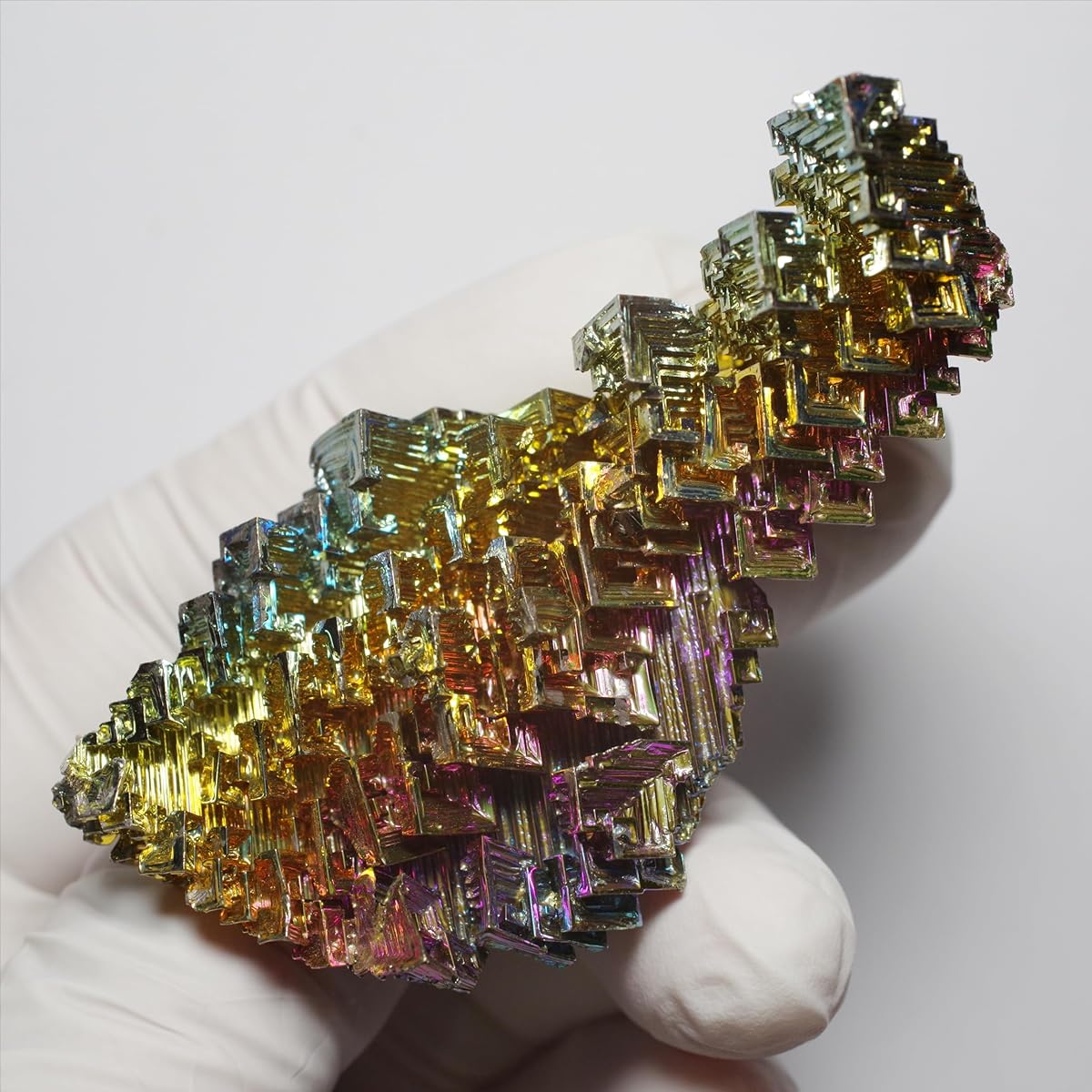 [N2 stone Natural] Metal specimen Bismuth (atomic number 83/Bi/bismuth) / crystal | (106 | "One of a kind" approx. 41g, 64x33x31mm)