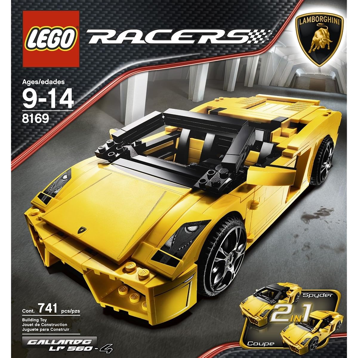 LEGO Racers Lamborghini Gallardo LP 560-4 (8169) Block Toy (Parallel Import)