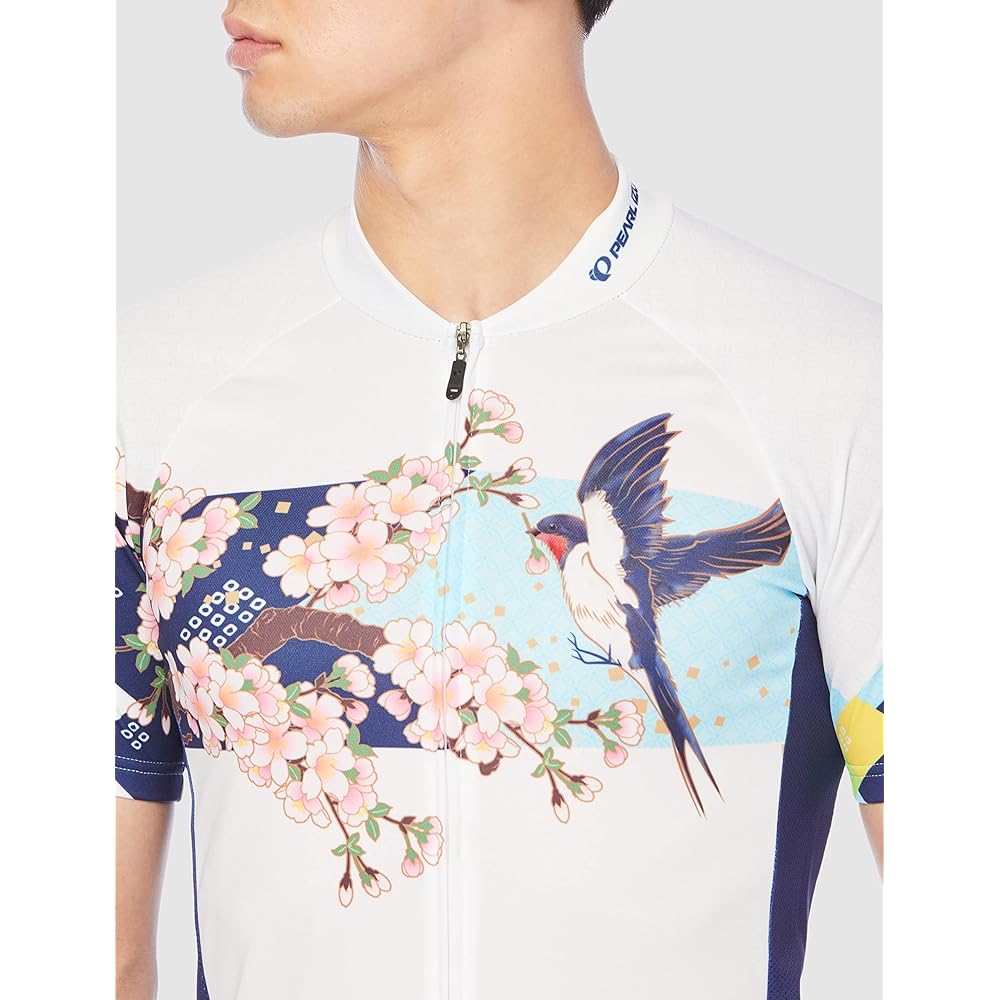 [Pearl Izumi] Shirt S621-B Print Jersey Cherry Blossom and Swallow Men's