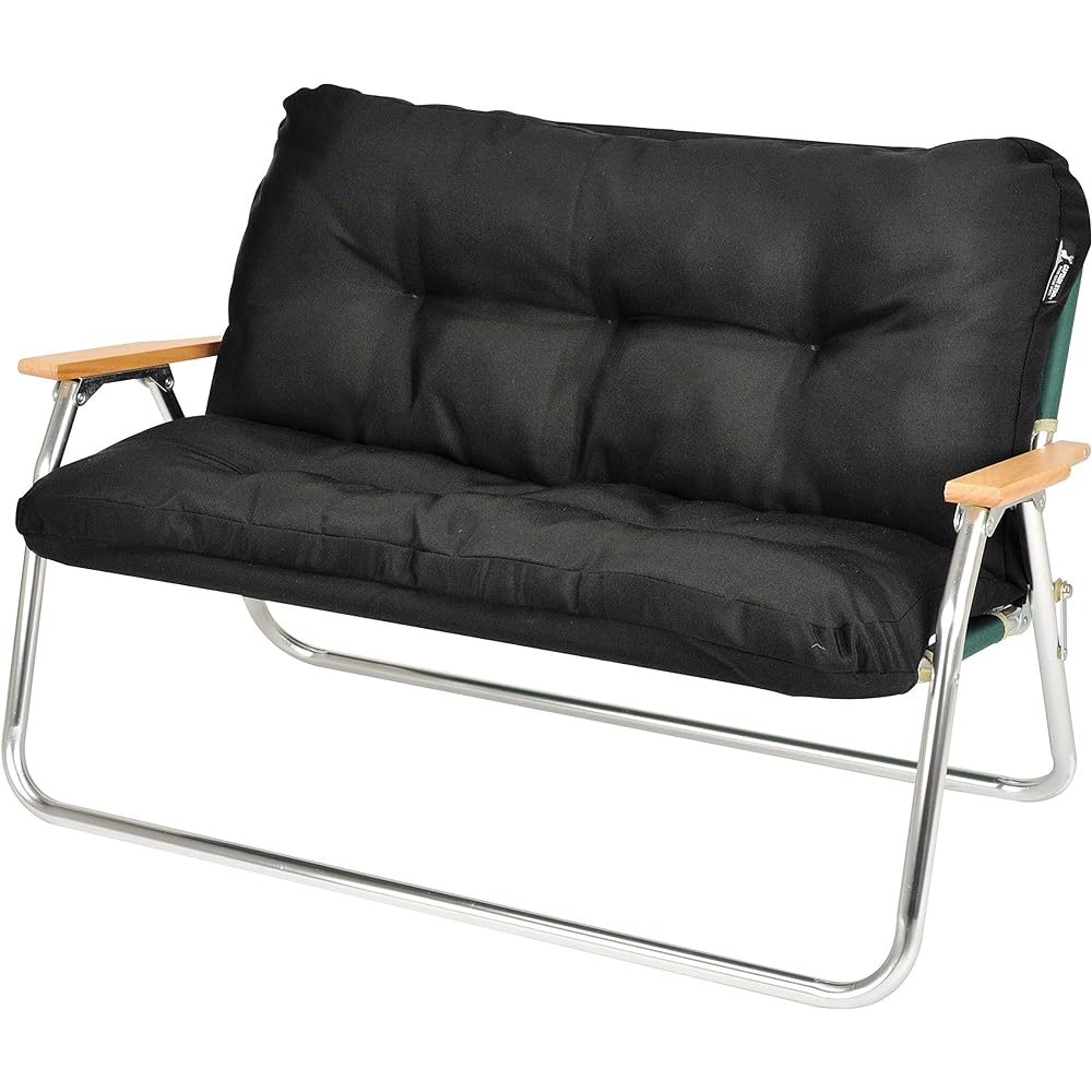 CAPTAIN STAG Bench Cover Aluminum Back Relax Cushion Cover for Bench