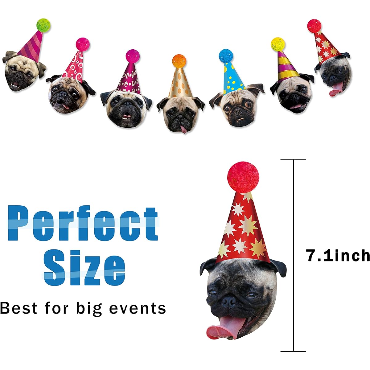 Silvima Happy Birthday Party Banner #9 Multicolor XWM-9PB-BGTLQ-PN