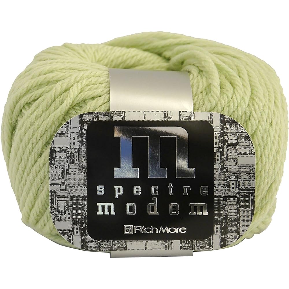 Hamanaka Richmore Spectrum Modem Wool Thick Col.13 Yellow Green 40g Approx. 80m Set of 10 Balls 2098