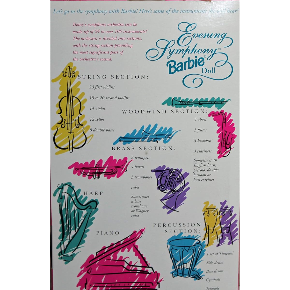 1997 Special Edition Service Merchandise Evening Symphony Barbie Doll