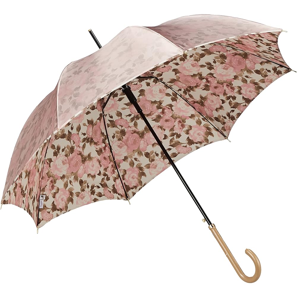 [Moonbat] Women's Long Umbrella Mila Schon Double Sided Transfer Print Women's Umbrella Long Umbrella Windproof Umbrella Jump Umbrella Women's