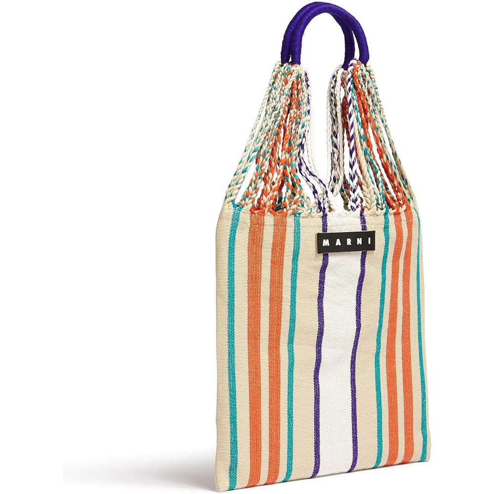 MARNI Market Shopping Bag Striped Picnic Hammock