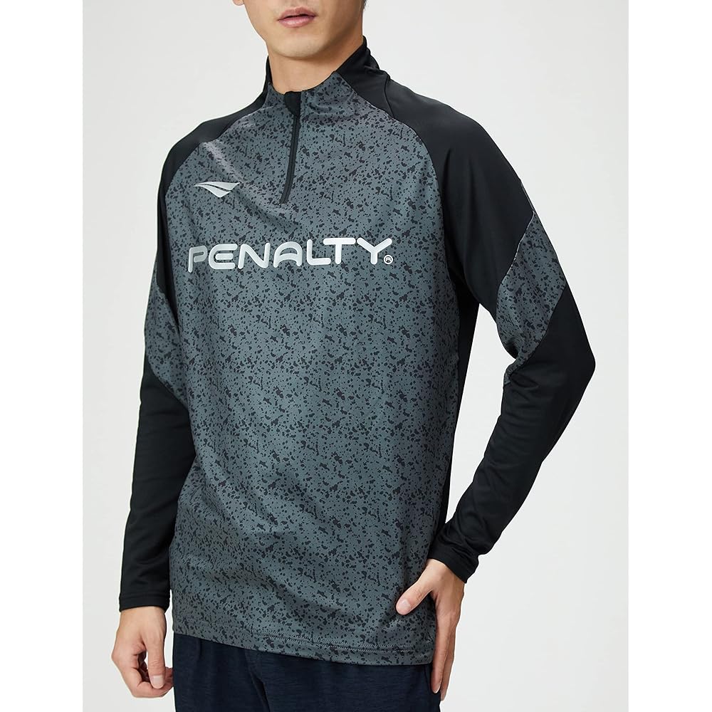 [Penalty] Long Sleeve Shirt Soccer Futsal PRO Brushed Lining Half Zip Top PU2017 Men's