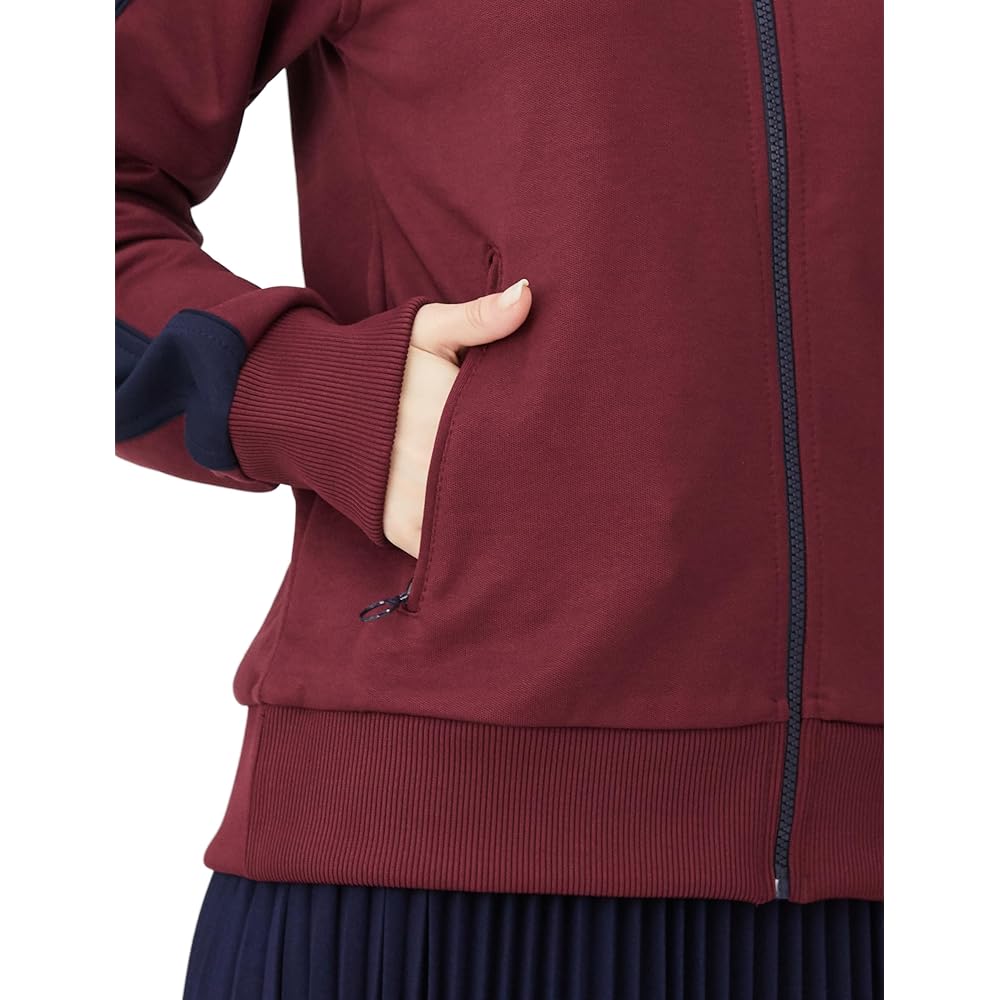 [Lacoste] Sweat [Official] Bicolor Sweat Track Jacket Women's SF1632-10