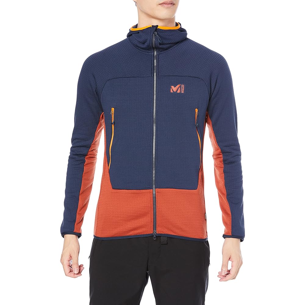 [Millet] Fleece Fusion Grid Hoodie FUSION GRID HOODIE M Men's