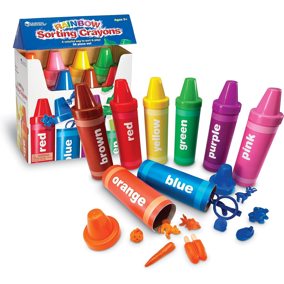 [Learning Resources]Learning Resources Rainbow Sorting Crayons LER3070 [Parallel Import]