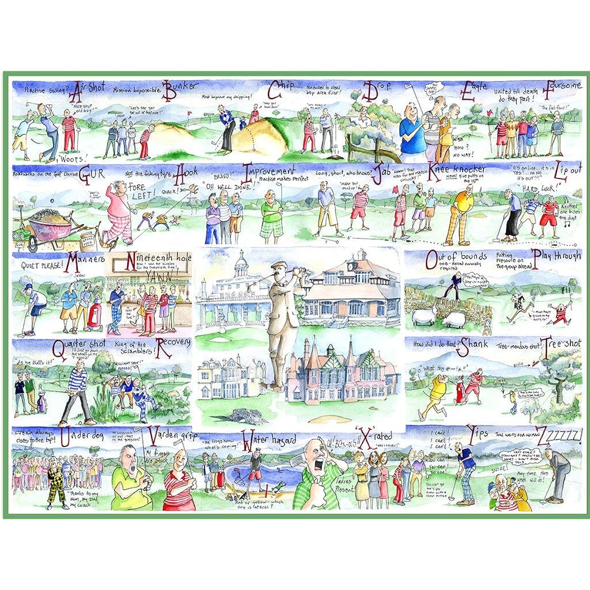 Golf Jigsaw Puzzle Tim Bloomer 1000 Pieces