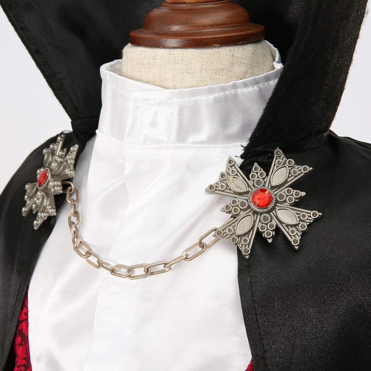 Lingway Toys Kids Vampire Costume for Boys Halloween Dress Up Party with Accessories