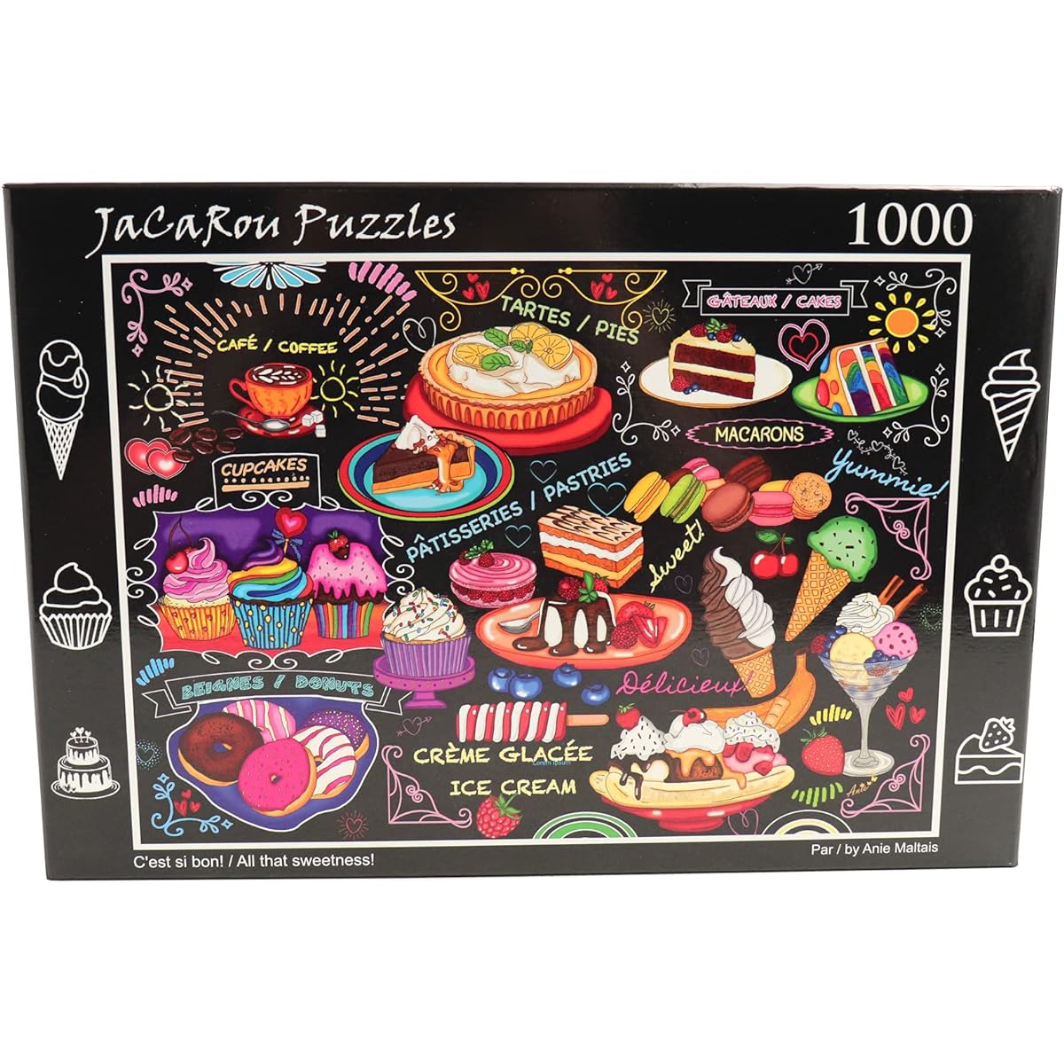 JaCaRou Puzzles All That Sweetness 1000 Piece Jigsaw Puzzle