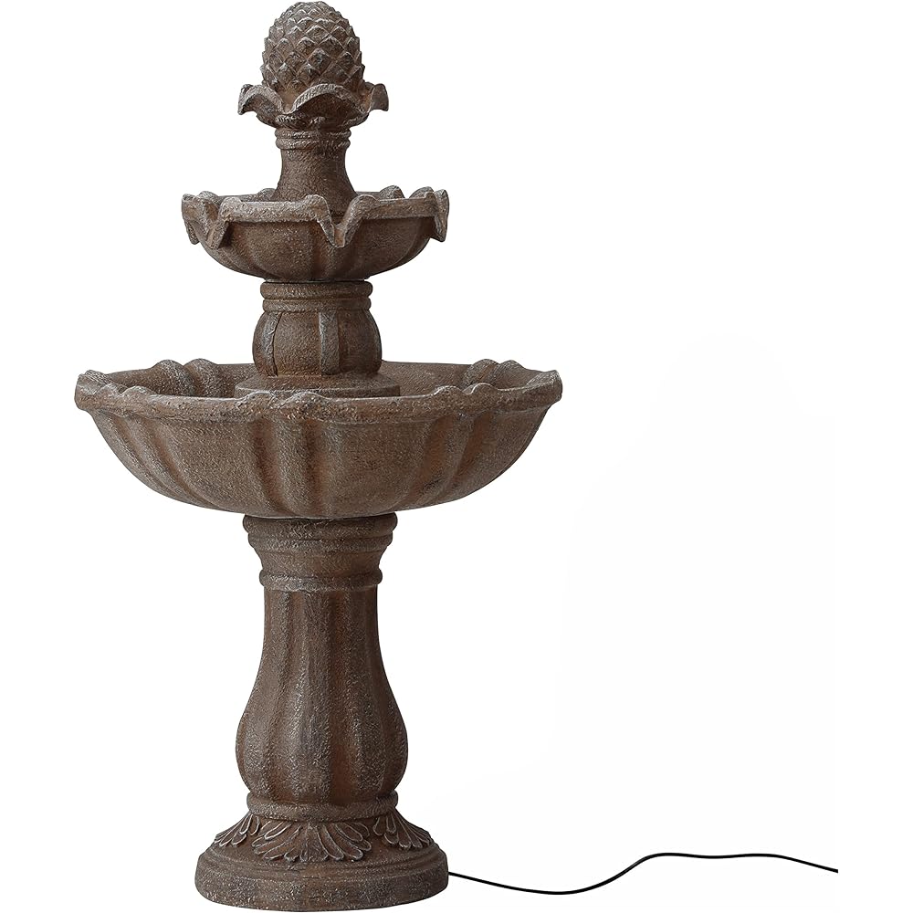 Takasho Fountain Solar Patio Fountain STF-08 Gray