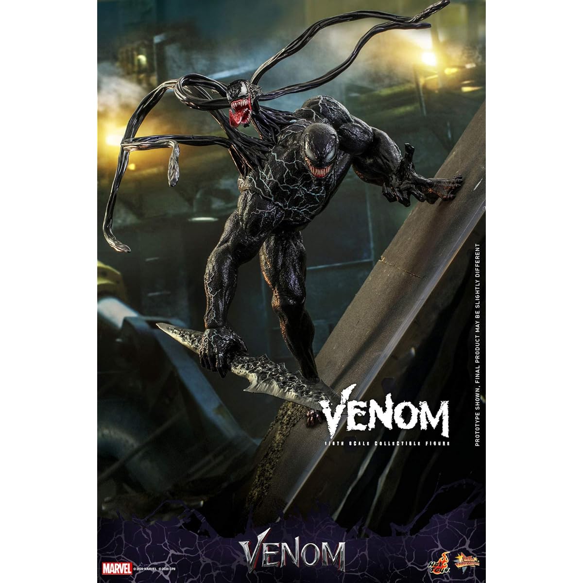 Hot Toys Movie Masterpiece Venom 1/6 Scale Figure Black