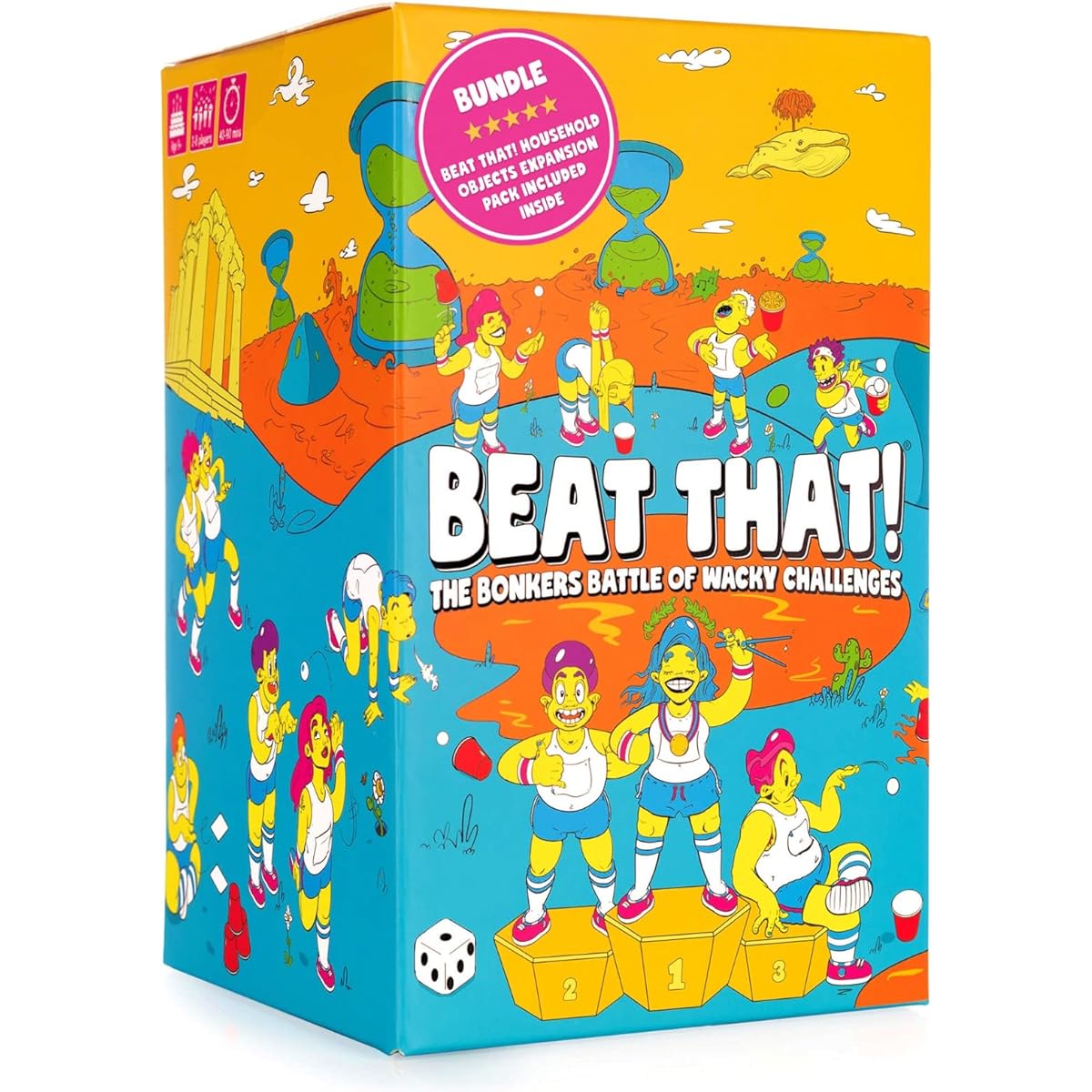Beat That! Games and Household Objects Expansion Combo Pack [Family Party Games for Kids and Adults]
