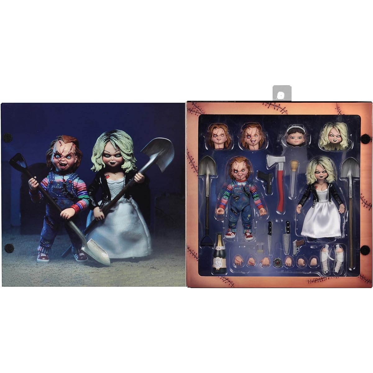 NECA Child's Play Bride of Chucky Tiffany & Chucky 2-piece set 10cm action figure