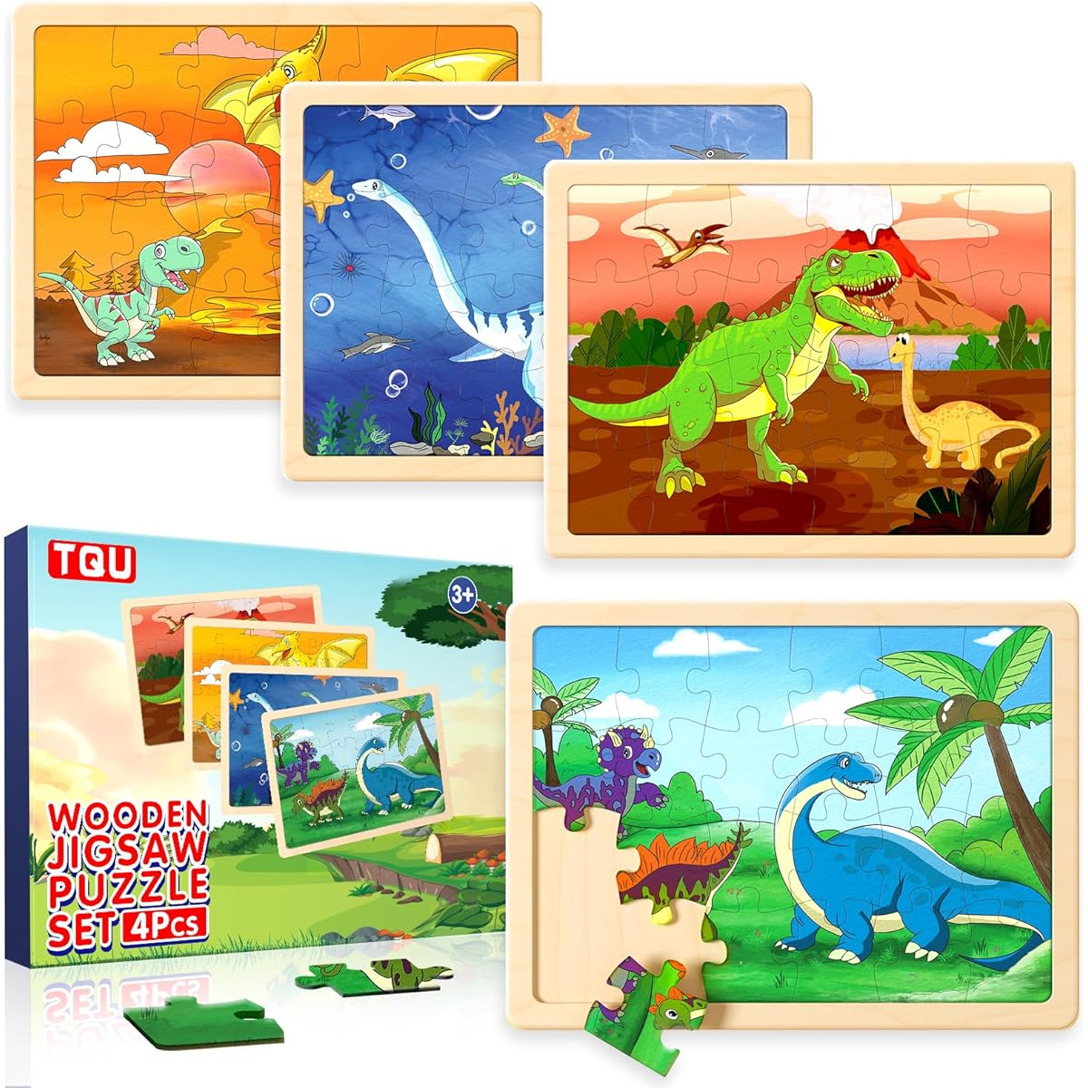 Wooden puzzle toys for kids
