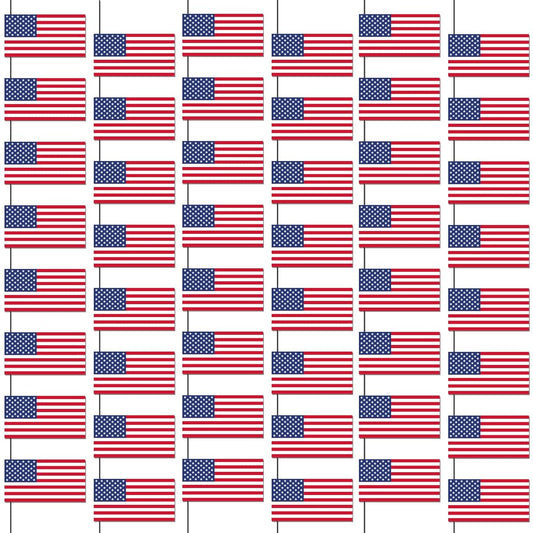 12pcs USA Patriotic Flag Banners American 4th of July Banners American Flag Garland Kit 4th of July Decorations Party Supplies for Independence Day Memorial Day Party Grand Opening Home Office Decorations